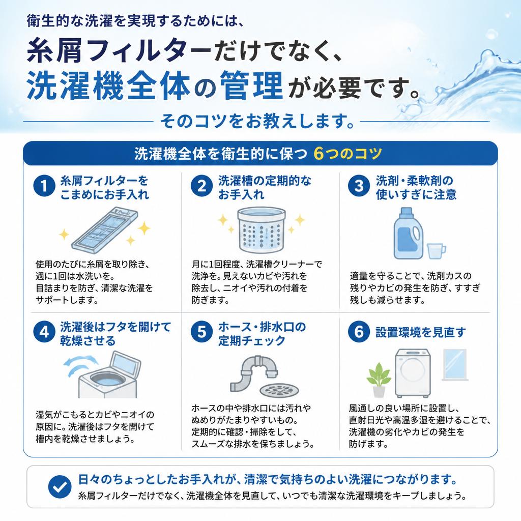 衛生管理のためのポイント